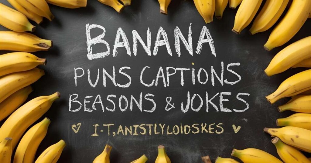 Banana Puns Captions & Jokes