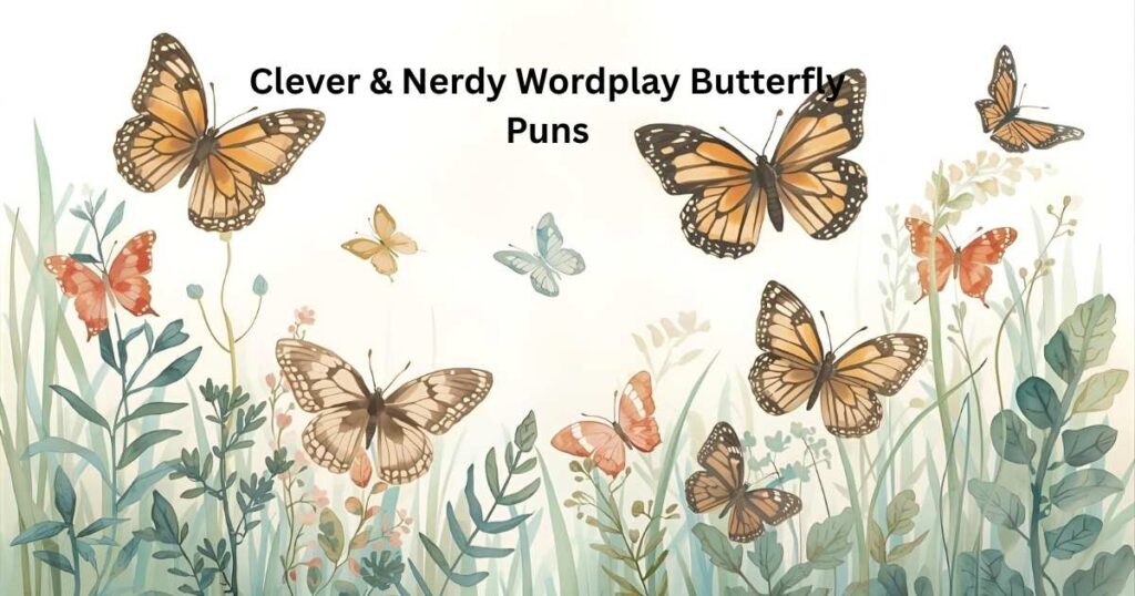 Clever & Nerdy Wordplay Butterfly Puns