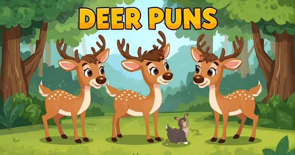 320 Short & Cute Deer Puns One-Liners for Instagram Captions