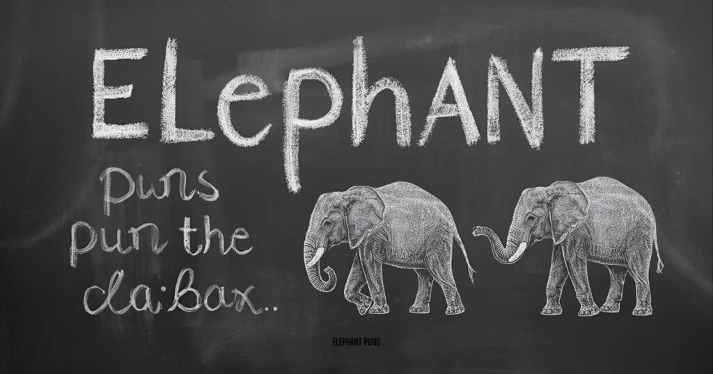 Elephant puns for instagram