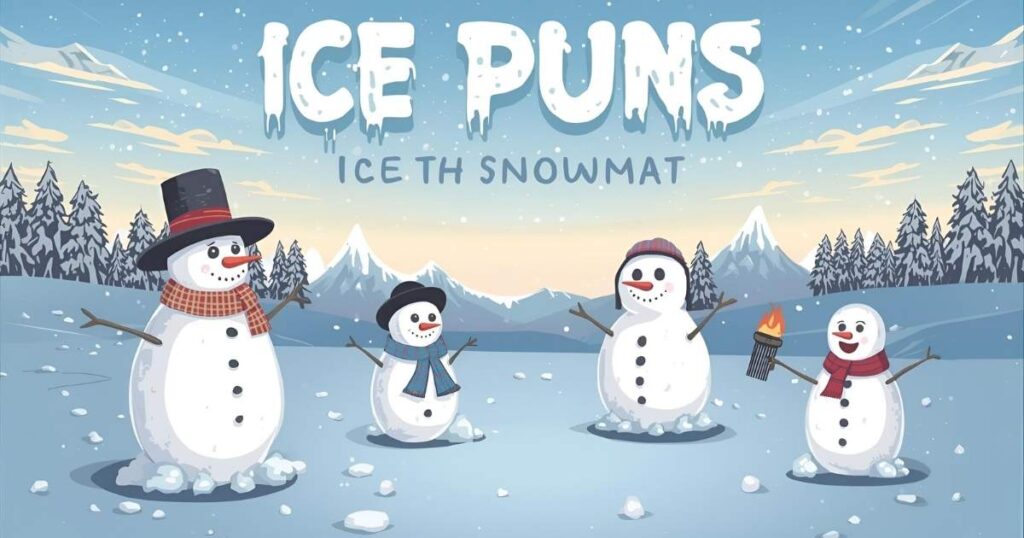 315 Ice Puns: Short One Liners For Adults & Names