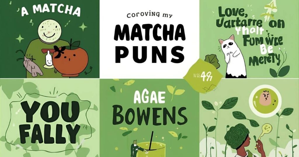 Matcha Puns for Instagram Captions & Social Media Posts