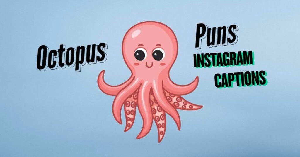Octopus Puns for Instagram Captions & Reels