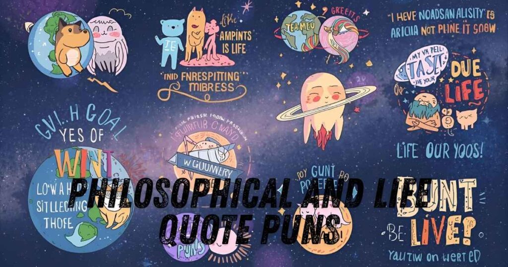 Philosophical and Life Quote Puns