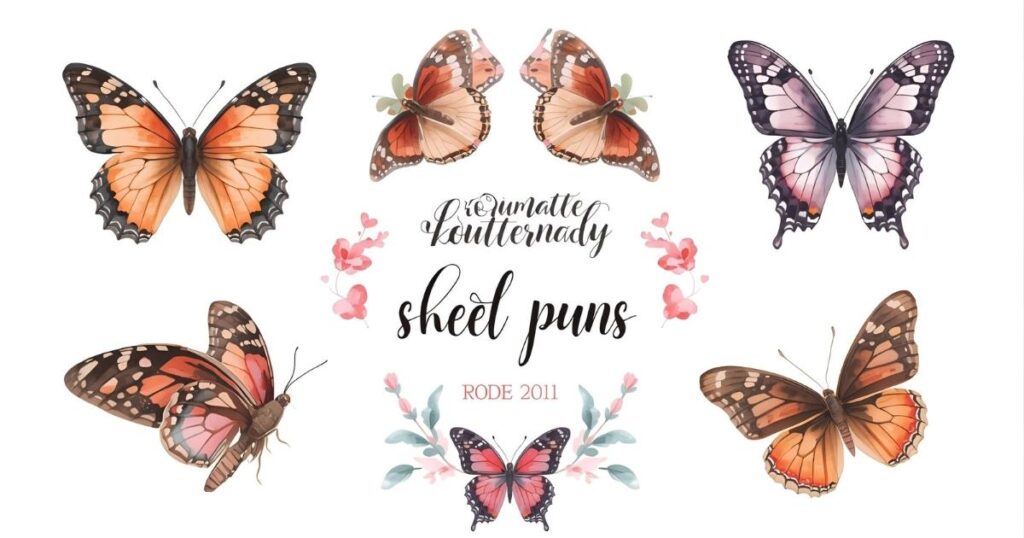 Romantic & Flirty Butterfly Puns