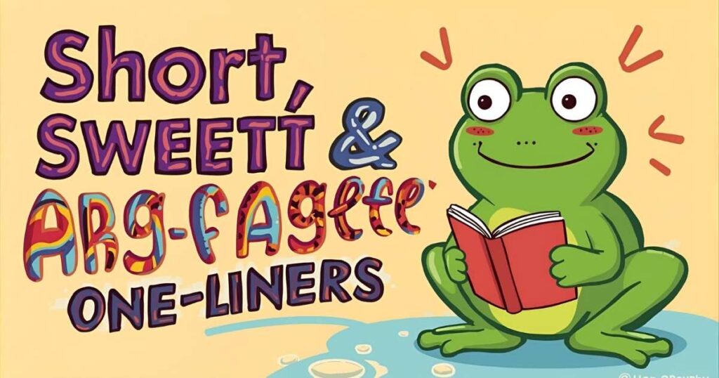 Short, Sweet & Un-frog-gettable One-Liners